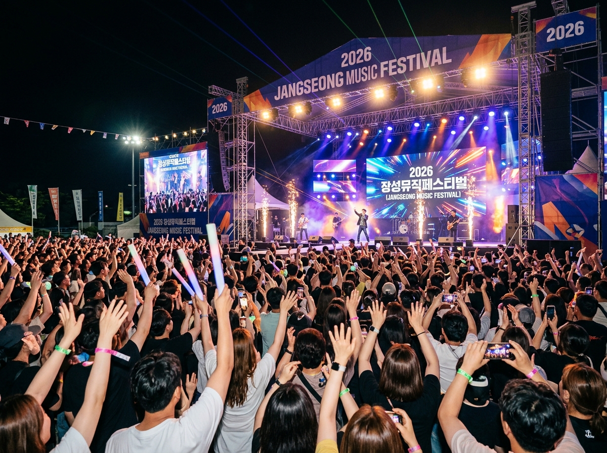 2026 장성 뮤직페스티벌 앞좌석 이벤트